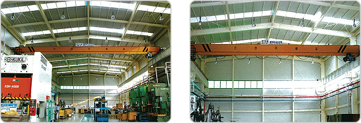 Description The girder (the main body) is manufactured with one single unit, so it can traverse sing...