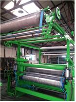 Moiré patterns are continuously on the surface fabric that is formed No processing equipment are pro...