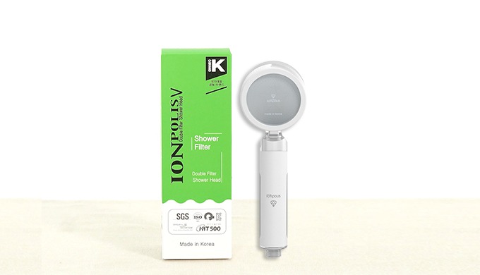 Shower Head, Ionpolis Water Temperature Sensitive 3-Color LED 7-Step Filter Shower Head, hydrogen ma...
