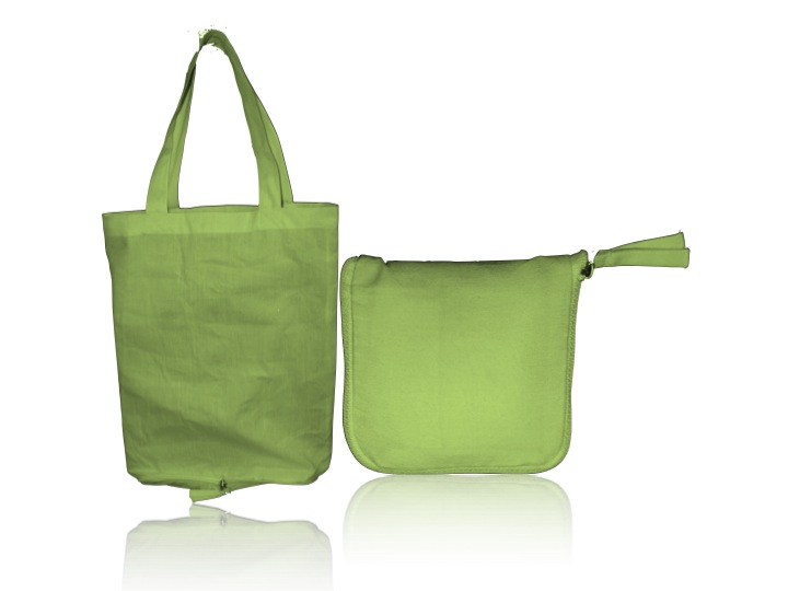 Bags made of 100% regular Cotton fabric. Go GREEN with this Pocket Eco Bag, which you can fold up in...