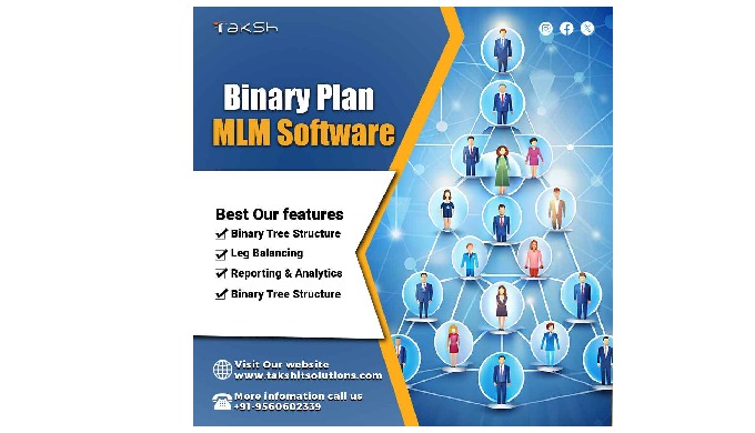 Taksh IT Solutions excels in Binary Plan MLM Software, offering robust and customizable solutions to...