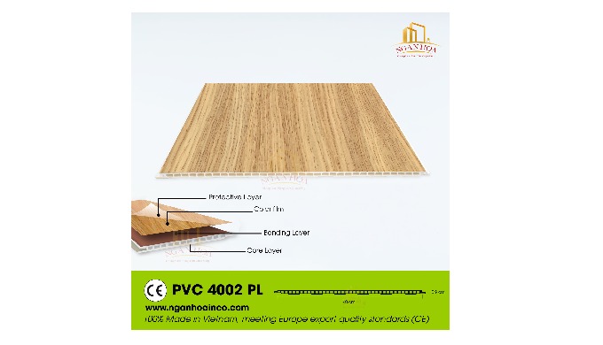 PVC ceiling and wall cladding panels are interior decoration materials made from virgin plastic Poly...