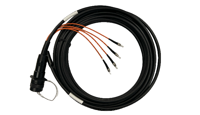 Armored Fiber Optic Cable Assy
