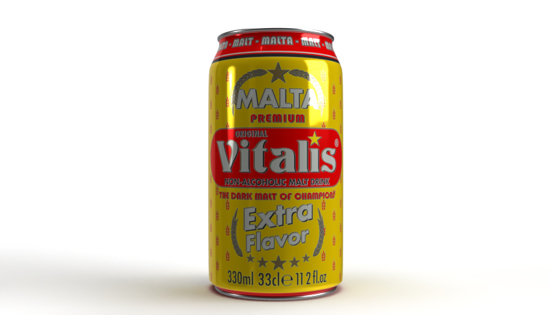Bebida de Malta 33cl. Sin alcohol.