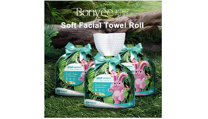 Soft Facial Towel Roll General information Made of spunlace nonwoven fabric, soft facial towel roll ...