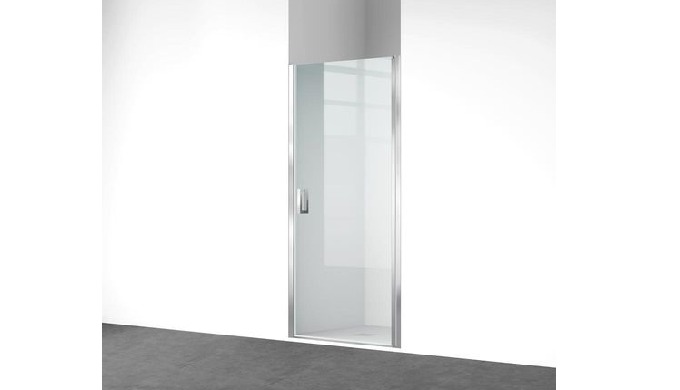 A10 Polished Chrome Pivot Shower Enclosure. 6mm tempered safety glass (EN 12150) with polished chrom...