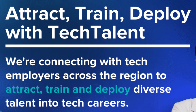 TechTalent's recruit, train, deploy model is designed to help find diverse tech talent, upskill and ...