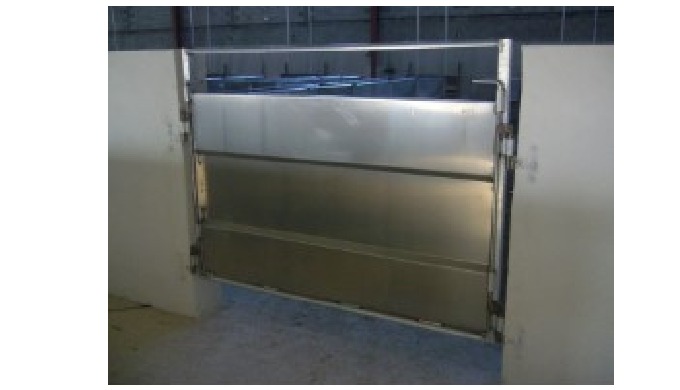 Puertas de aluminio para corrales