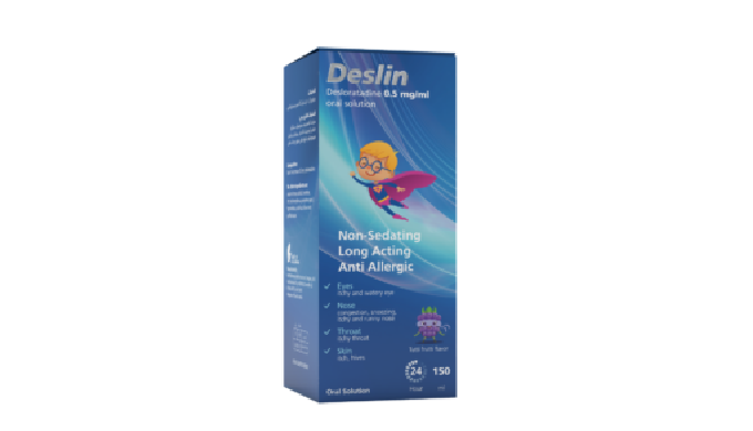 Active Ingredient: Desloratadine (0.5 mg/ml) Dosage Form: Oral solution Therapeutic Use: Indicated f...