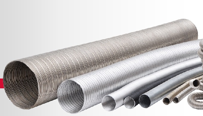 Stripwound Metal Hose: It is used in exhaust gas discharge systems from generators, automobiles, tru...