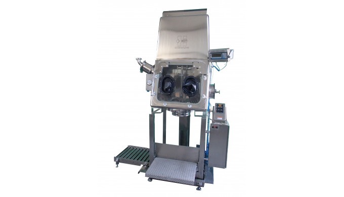 HECHT's Containment Drum Discharger with lance type CFE-L is used for contamination-free discharging...