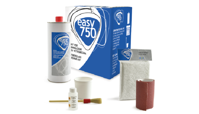 Resina poliestere liquida per impregnazione. Serve per la riparazione di fori prodotti dalla ruggine...