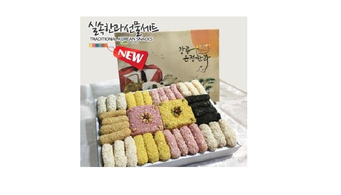 Korean traditional sweets Vacuum packing for gift purposes & Dessert -fried sticky sweets