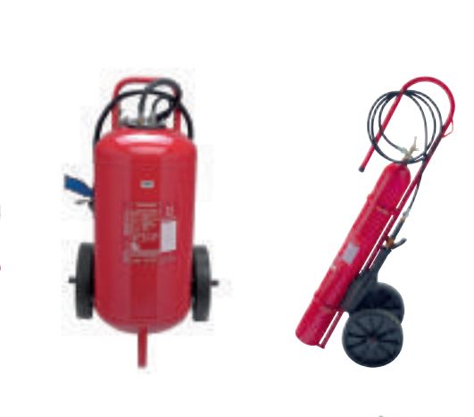 Extincteurs sur roues