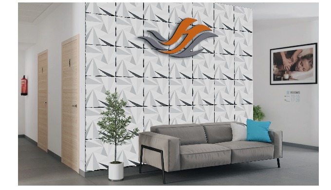3D wall panel, aesthetic interior design, architectural finishing material, ultra-high performance c...