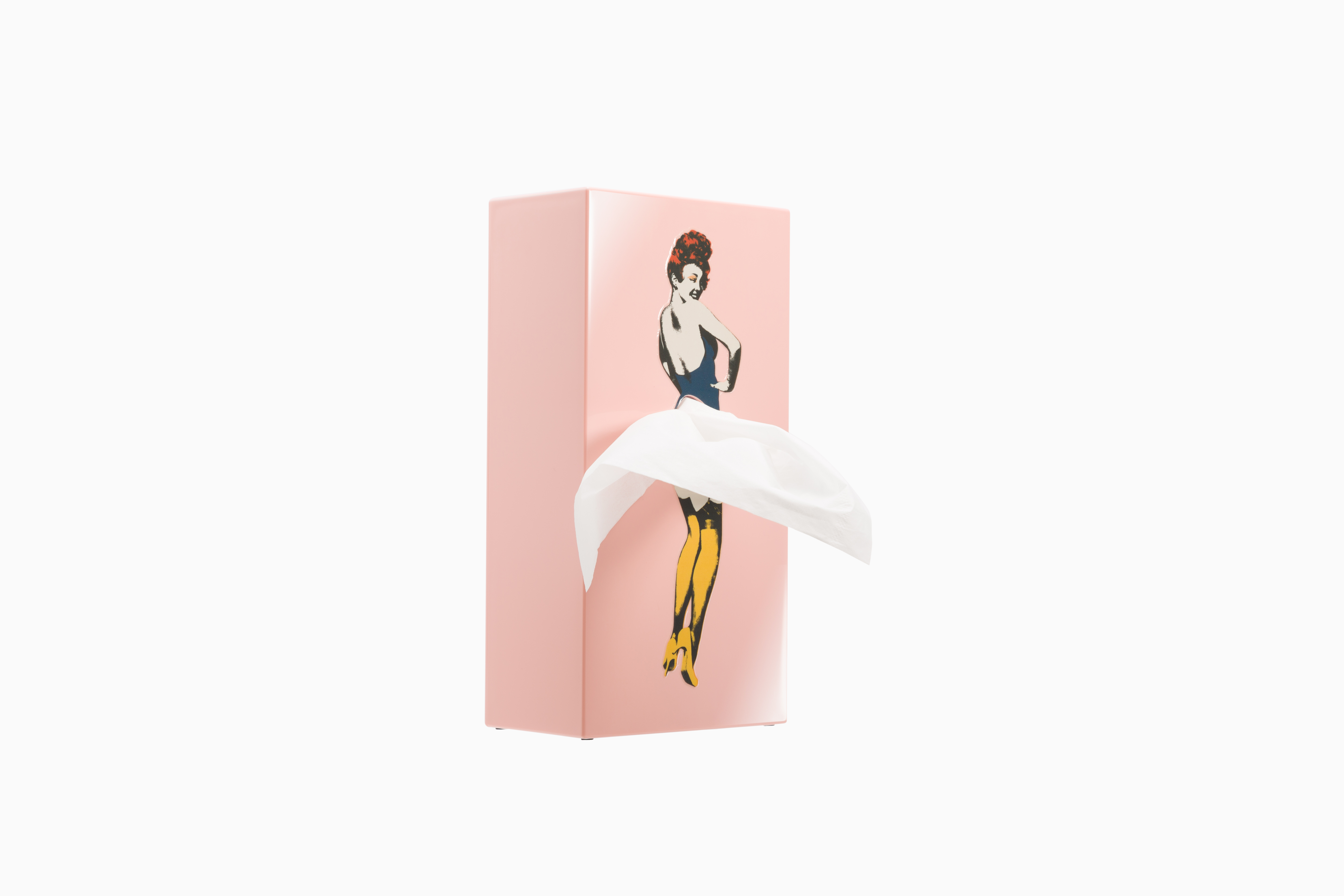 Fun in norm life Tissue up girl gives pleasant in your daily norm life while taking out the tissue o...