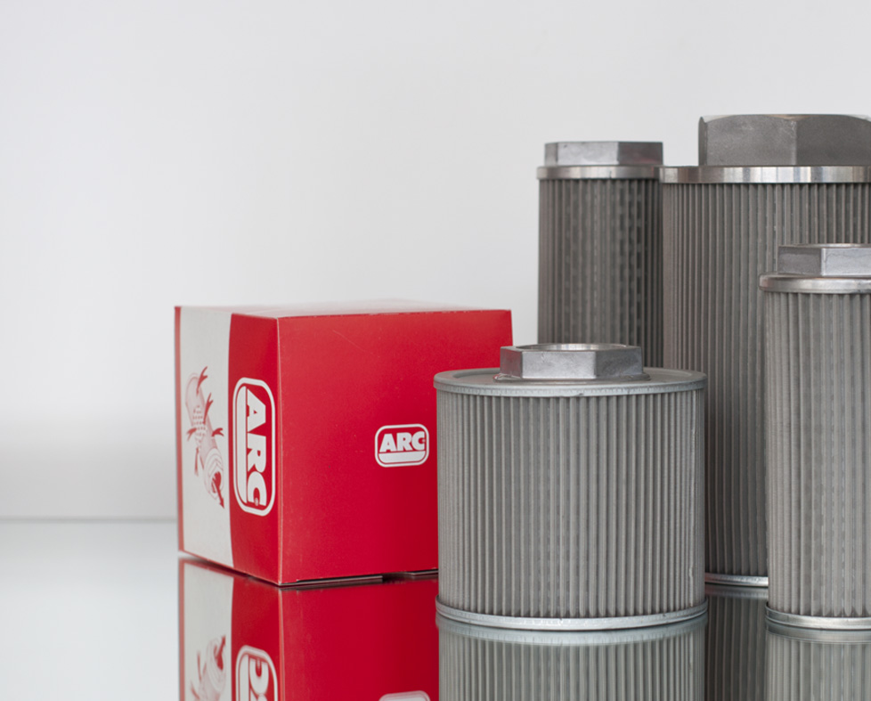 Recambio elementos de filtros hidráulicos. Filtros ARC.