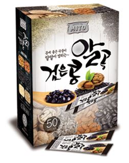 Product Features : Delicious grain tea composed of black bean, black sesame, nut and etc.