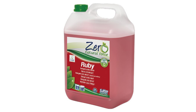 RUBY est un détergent désincrustant naturel acide de haute efficacité pour la salle de bain. RUBY co...