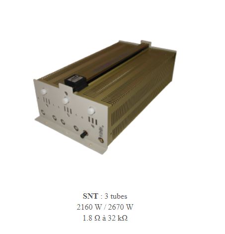 Rhéostats rectilignes Gamme SNT et SNTV