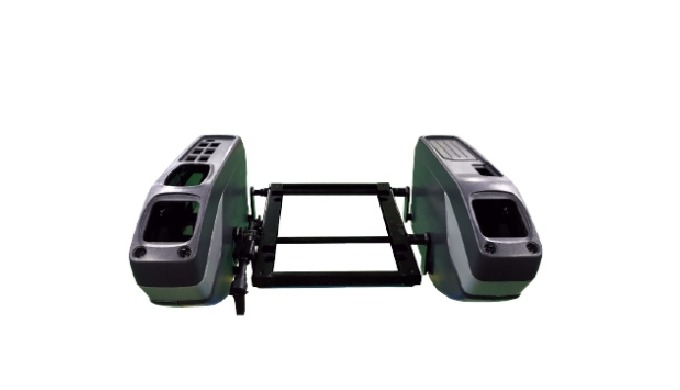 Seat Console Frame Assy installed in Cabin P/N - MPSAC01-8 Size - 780x572x358 Material - Steel, ABS ...
