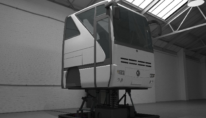 Simsoft's vehicle simulation infrastructure allows the simulation of land vehicles in a virtual envi...