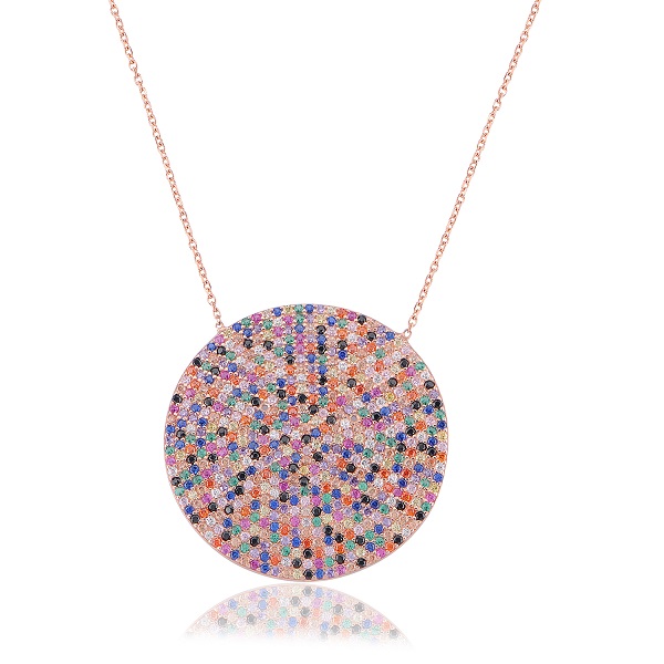 925 Ayar Gümüş ; Maden Rengi: Rose ; Ağırlık: 12 gr ; Zincir Uzunluğu: 45 cm ; Krem, Parfüm, Alkol, ...