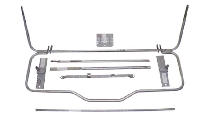 COMPONENTS FOR WASTE CONTAINERS Different components for gate opening mechanisms of waste containers...