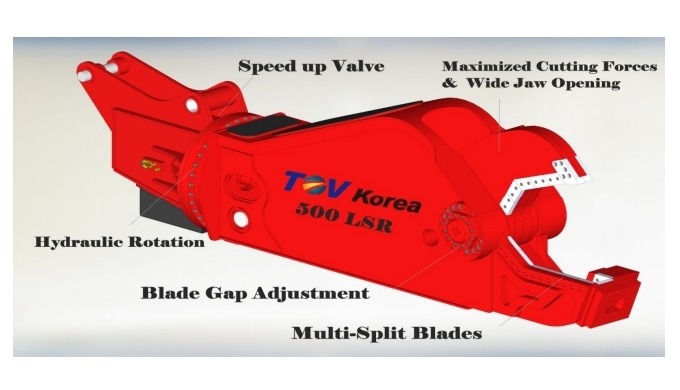 TOV Rotative Long Steel Cutter La satisfaction plus qu'un cisaillement! Produit avec une puissance e...