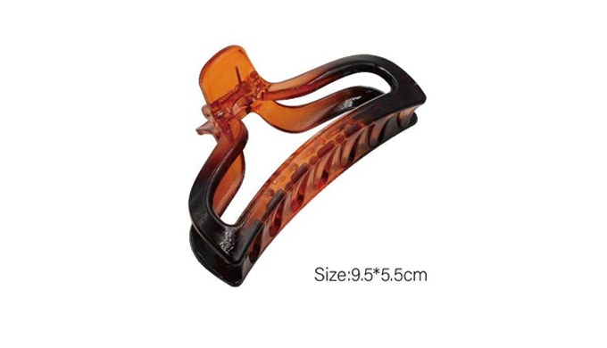 A set of hair claws and clips in various designs and colors, perfect for both casual daily looks and...