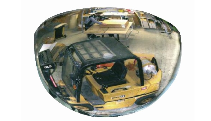 180º surveillance mirror