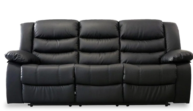 Super comfortable multi-position reclining 3-body armchair . + Upholstered in imitation leather. Bui...