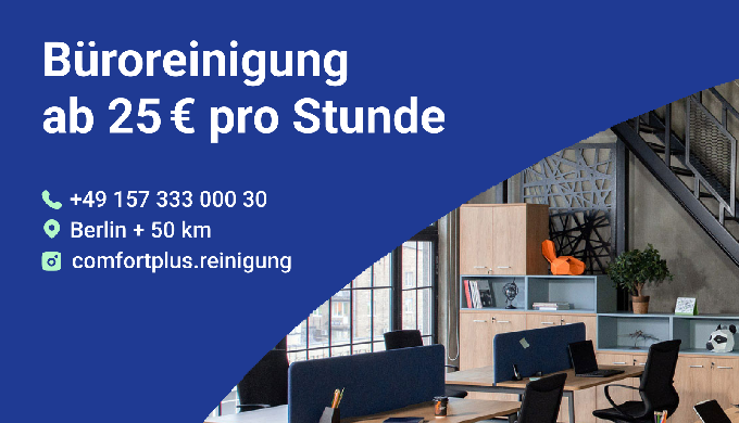 Ein sauberes Büro ist mehr als Optik – es ist Ihr Aushängeschild. Wir übernehmen die regelmäßige Rei...