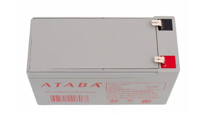 Надійний гелевий акумулятор ATABA AT-1290G 12V 9Ah — ідеальне рішення для стабільного живлення різни...