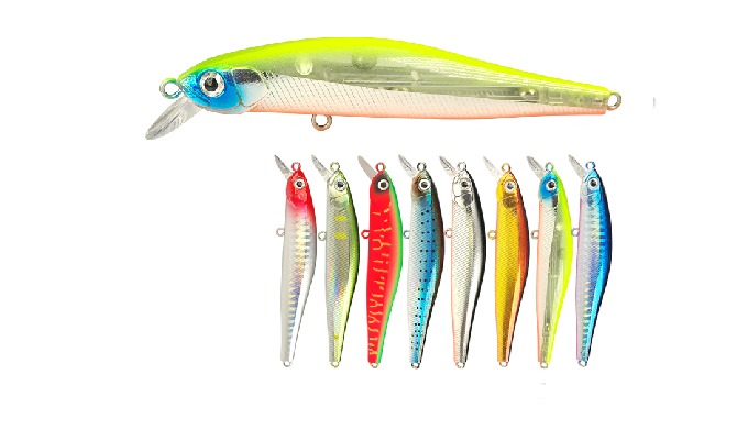 1: Manufacturer Price Artificial Bait Hard Fishing Lure Minnow Hard plastic fishing lure Minnow 2: H...