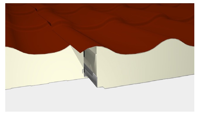 -Les panneaux sandwichs en polyuréthane de couverture tuile sont un excelle...