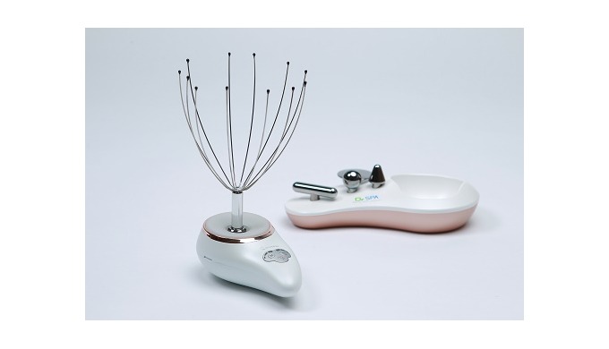 Home care acoustic vibration massager that can easily massage from head to toe with 7 different prob...