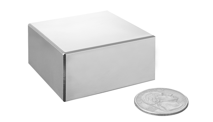 N42 Neodymium Block Magnet 2x2x1 – Heavy-Duty Rare Earth Magnet for Lifting & Industrial Applica...
