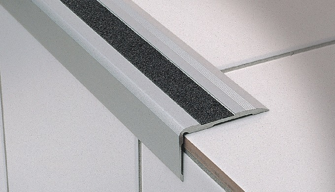 Stair nosing profile made in Aluminium with an anti-skid rubber grooved or flat smooth insert. Ideal...
