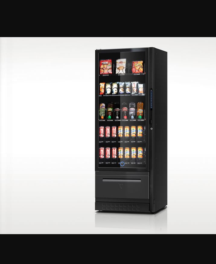 RHEAVENDORS vous présente le distributeur automatique à spiral confiserie, free standing, sachet, bo...