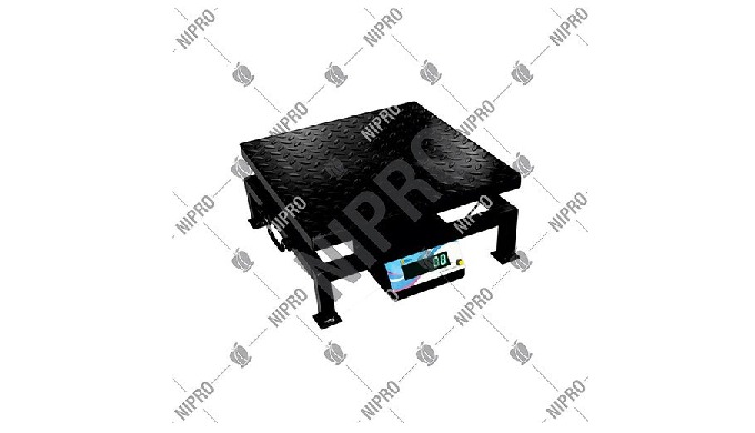 Brand: Nipro Size: 600 x 600mm Capacity: Approx. 300Kg Accuracy: 5gm Calibration: Internal Type Of W...