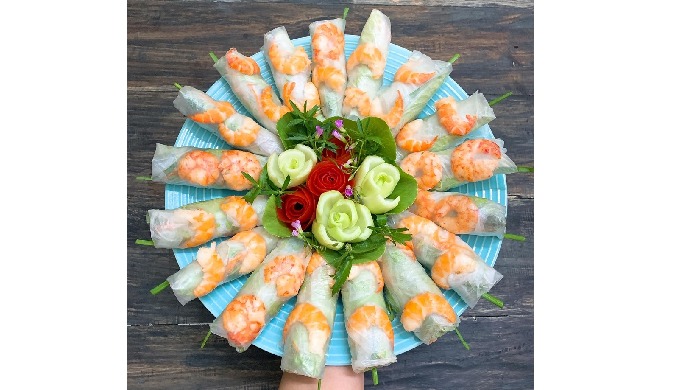 Dear Sir/Madam, Our company provide: Rice paper egg roll, fresh spring rolls, net spring roll wrappe...