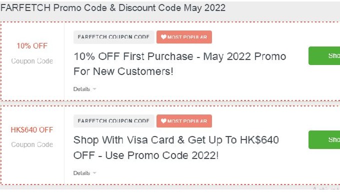 Farfetch new customer hot sale discount