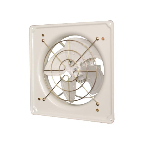 High pressure ventilator with a long-lasting hermetic motor and possibility of auto shutter for buil...