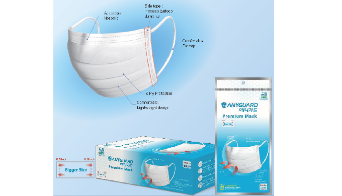 4 Layersw of protection including MB filter Bigger size : 201mm*90mm (Large size : 175mm*95mm) Side ...