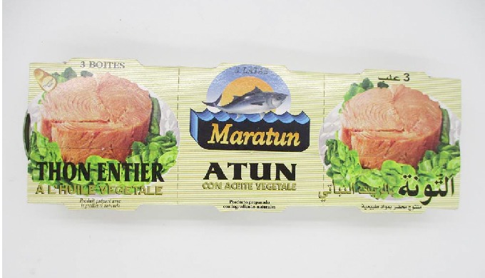 Maratun thon a l’huile végétale (3x65g) : 195g