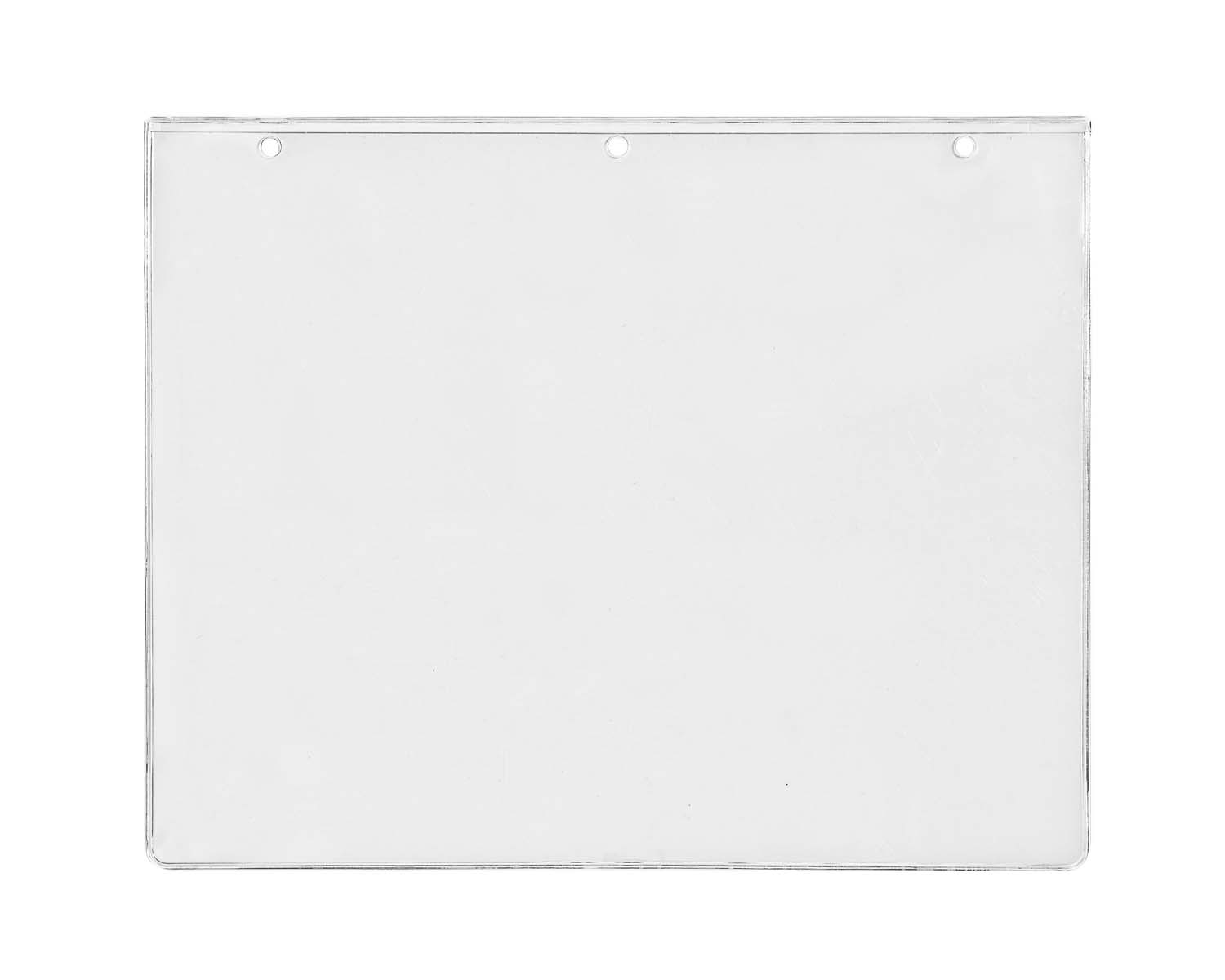 9-1/4 x 11-9/16 binder sleeve with three ring binder holes