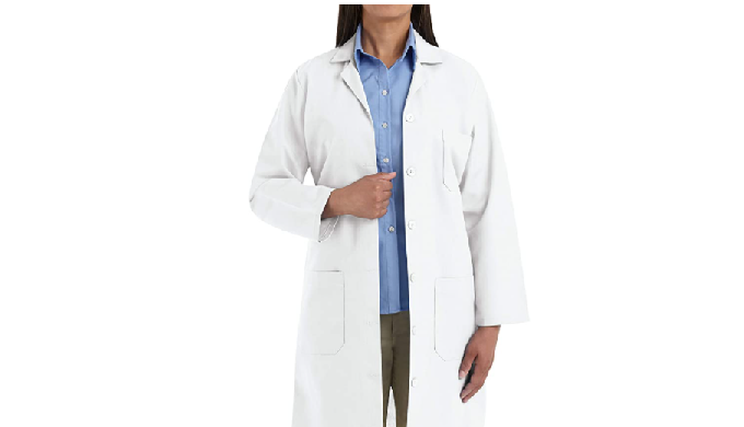 Button Down Lab Coat