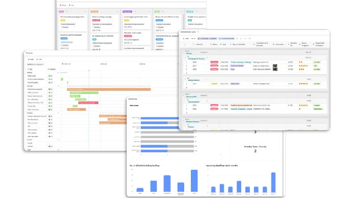 Audit des process existants, conception et déploiement d'une application métier personnalisée, calée...