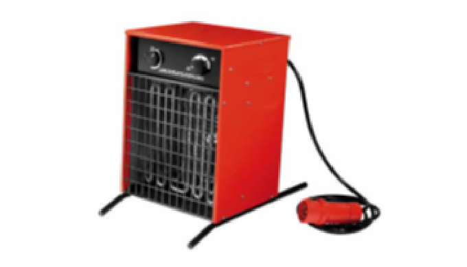 KRS VULCANO 18 GENERATORE D'ARIA CALDA ELETTRICO PORTATILE 18 kW, 15.480 Kcal/h, 61.300 BTU/h